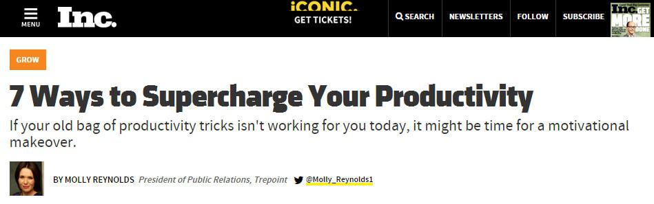 Productivity Tools from Time Management Keynote Speaker Helene Segura