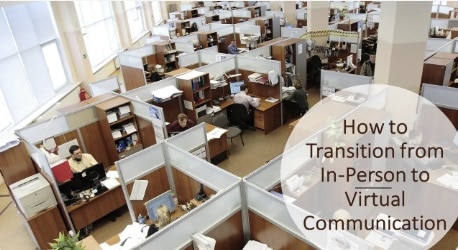 Transition from Inperson to virtual Transition from Inperson to virtual